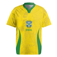 Custom Brasil Concept Parrot Football Rugby Jersey Macaw Bird Floral Tribal Edition 2026