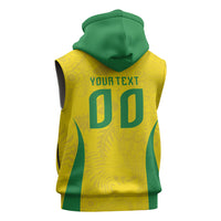 Custom Brasil Concept Parrot Football Sleeveless Zip Hoodie Macaw Bird Floral Tribal Edition 2026
