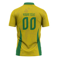 Custom Brasil Concept Parrot Football Zipper Polo Shirt Macaw Bird Floral Tribal Edition 2026