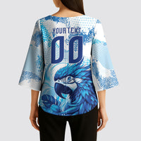 Custom Brasil Concept Parrot Football Kimono Sleeve Blouse Special Edition 2026
