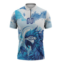 Custom Brasil Concept Parrot Football Zipper Polo Shirt Special Edition 2026