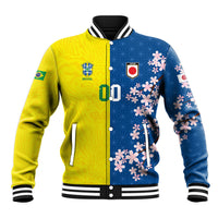 Custom Brazil Japan Football Baseball Jacket Cultural Fusion Heritage