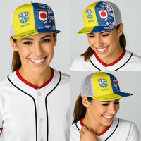 Personalized Brazil Japan Football Baseball Net Cap Cultural Fusion Heritage