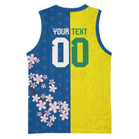 Custom Brazil Japan Football Basketball Jersey Cultural Fusion Heritage