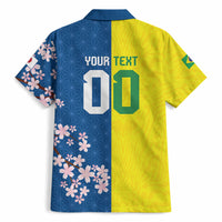 Custom Brazil Japan Football Hawaiian Shirt Cultural Fusion Heritage