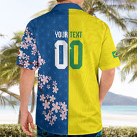 Custom Brazil Japan Football Hawaiian Shirt Cultural Fusion Heritage