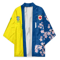 Custom Brazil Japan Football Kimono Cultural Fusion Heritage