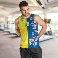 Custom Brazil Japan Football Men Tank Top Cultural Fusion Heritage