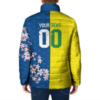 Custom Brazil Japan Football Padded Jacket Cultural Fusion Heritage
