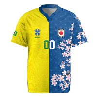 Custom Brazil Japan Football Rugby Jersey Cultural Fusion Heritage