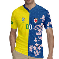 Custom Brazil Japan Football Rugby Jersey Cultural Fusion Heritage
