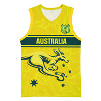 World Cricket Custom Australia Basketball Jersey Aussie! Aussie! Oi! Oi! Oi!