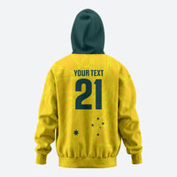 World Cricket Custom Australia Hoodie Aussie! Aussie! Oi! Oi! Oi!