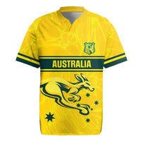 World Cricket Custom Australia Rugby Jersey Aussie! Aussie! Oi! Oi! Oi!