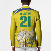 World Cricket Custom South Africa Blazer Protea Flower Come On Proteas!