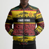 World Cricket Custom Zimbabwe Bomber Puffer Jacket Zimbabwe Bird Go Chevrons!