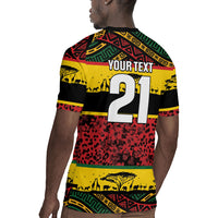 World Cricket Custom Zimbabwe Rugby Jersey Zimbabwe Bird Go Chevrons!