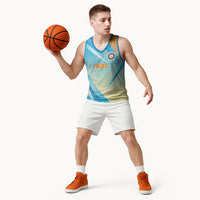 World Cricket Custom India Basketball Jersey Ashoka Chakra Jeetega Bhai Jeetega India Jeetega!
