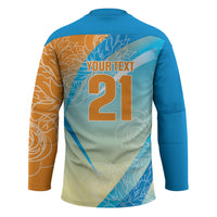 World Cricket Custom India Hockey Jersey Ashoka Chakra Jeetega Bhai Jeetega India Jeetega!