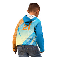 World Cricket Custom India Kid Hoodie Ashoka Chakra Jeetega Bhai Jeetega India Jeetega!