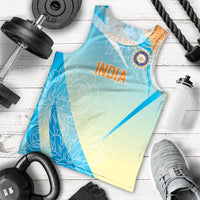 World Cricket Custom India Men Tank Top Ashoka Chakra Jeetega Bhai Jeetega India Jeetega!