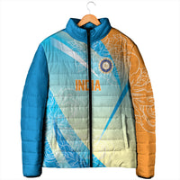 World Cricket Custom India Padded Jacket Ashoka Chakra Jeetega Bhai Jeetega India Jeetega!