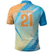 World Cricket Custom India Polo Shirt Ashoka Chakra Jeetega Bhai Jeetega India Jeetega!