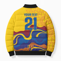 World Cricket Custom Sri Lanka Bomber Puffer Jacket Lion with Sword Api Dinamu!