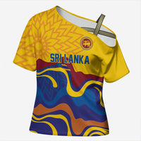 World Cricket Custom Sri Lanka Cross Shoulder Shirt Lion with Sword Api Dinamu!