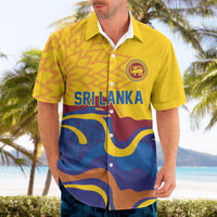 World Cricket Custom Sri Lanka Hawaiian Shirt Lion with Sword Api Dinamu!
