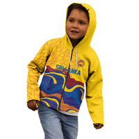World Cricket Custom Sri Lanka Kid Hoodie Lion with Sword Api Dinamu!