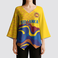 World Cricket Custom Sri Lanka Kimono Sleeve Blouse Lion with Sword Api Dinamu!