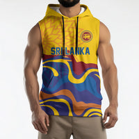 World Cricket Custom Sri Lanka Sleeveless Hoodie Lion with Sword Api Dinamu!
