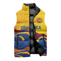 World Cricket Custom Sri Lanka Sleeveless Puffer Jacket Lion with Sword Api Dinamu!