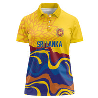 World Cricket Custom Sri Lanka Women Polo Shirt Lion with Sword Api Dinamu!