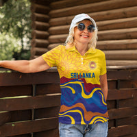 World Cricket Custom Sri Lanka Women Polo Shirt Lion with Sword Api Dinamu!