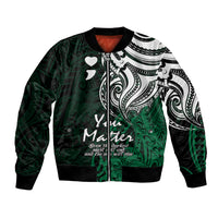 Your Matter Suicide Prevention Bomber Jacket Green Polynesian Tribal LT9 - Wonder Print Shop