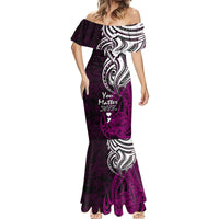 Your Matter Suicide Prevention Mermaid Dress Pink Polynesian Tribal - Wonder Print Shop