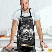 Personalized Caernarfonshire Sir Gaernarfon Apron Black Castle Tower Celtic-inspired - Wonder Print Shop