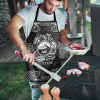 Personalized Caernarfonshire Sir Gaernarfon Apron Black Castle Tower Celtic-inspired - Wonder Print Shop