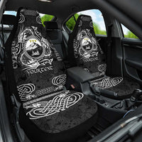 Personalized Caernarfonshire Sir Gaernarfon Car Seat Cover Black Castle Tower Celtic-inspired - Wonder Print Shop