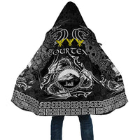 Personalized Caernarfonshire Sir Gaernarfon Cloak Black Castle Tower Celtic-inspired - Wonder Print Shop