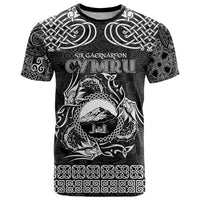 Personalized Caernarfonshire Sir Gaernarfon T Shirt Black Castle Tower Celtic-inspired - Wonder Print Shop