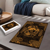 Personalized Caernarfonshire Sir Gaernarfon Puzzle Gold Castle Tower Celtic-inspired - Wonder Print Shop