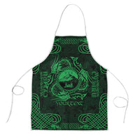 Personalized Caernarfonshire Sir Gaernarfon Apron Green Castle Tower Celtic-inspired - Wonder Print Shop