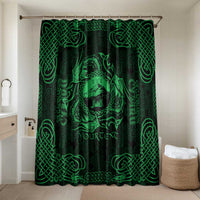 Personalized Caernarfonshire Sir Gaernarfon Bathroom Set Green Castle Tower Celtic-inspired - Wonder Print Shop