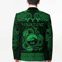 Personalized Caernarfonshire Sir Gaernarfon Blazer Green Castle Tower Celtic-inspired - Wonder Print Shop