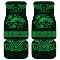 Personalized Caernarfonshire Sir Gaernarfon Car Mats Green Castle Tower Celtic-inspired - Wonder Print Shop