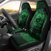 Personalized Caernarfonshire Sir Gaernarfon Car Seat Cover Green Castle Tower Celtic-inspired - Wonder Print Shop