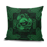 Personalized Caernarfonshire Sir Gaernarfon Pillow Cover Green Castle Tower Celtic-inspired - Wonder Print Shop